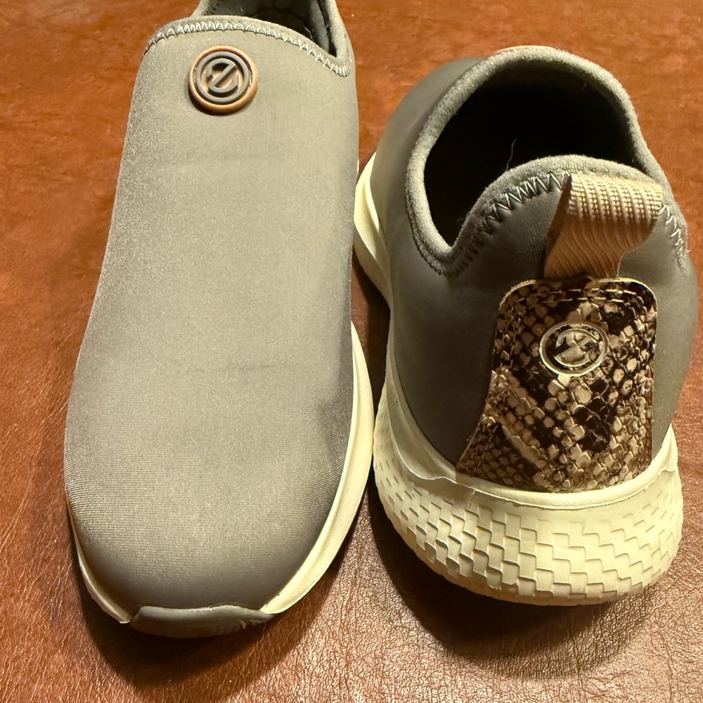 Cole Haan Zero Grand Slip-On Sneakers with Snake Print Detail